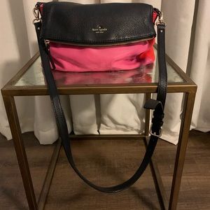 Kate Spade red and pink color block crossbody. Original dust bag included.